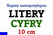 Litery samoprzylepne. Wycinanie liter. Reklama.