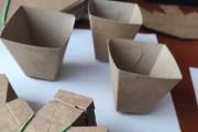 Papierowa doniczka. Składana fidoniczka - 50 PCS / 100 gms