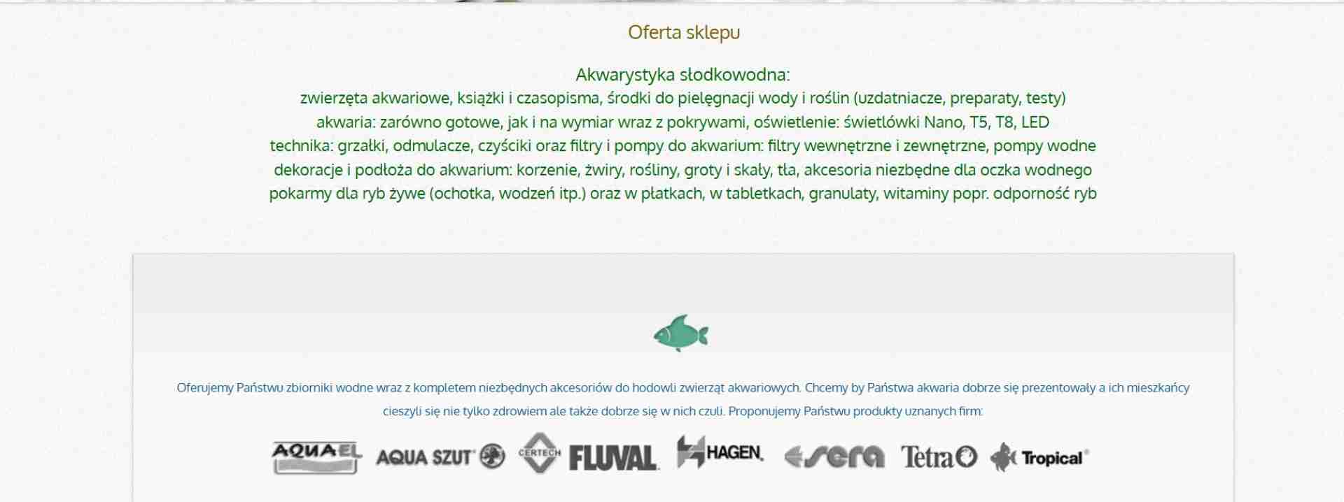 Sklep zoologiczno - wędkarski Wojciech Przybylski