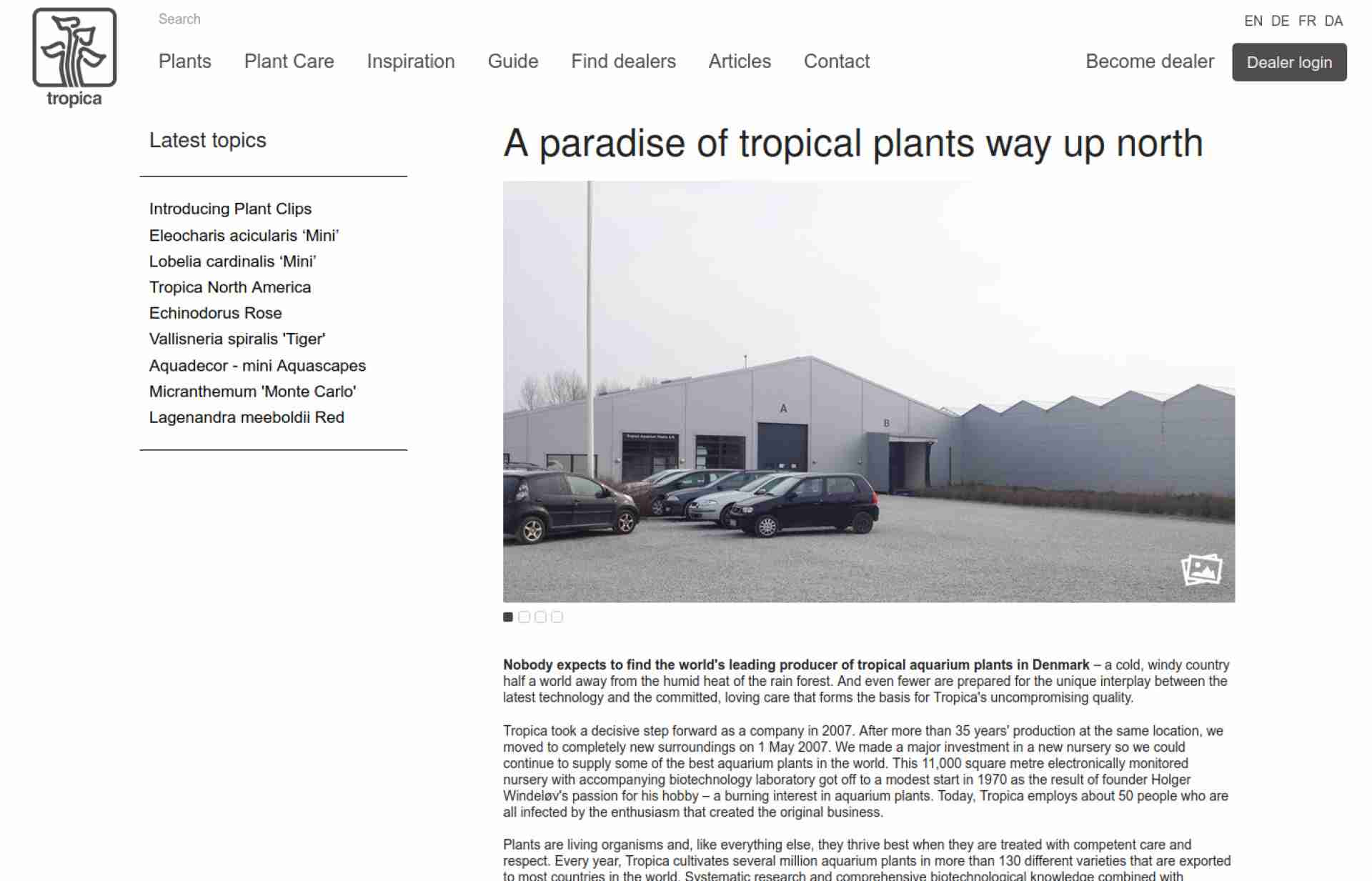 Tropica Aquarium Plants A/S