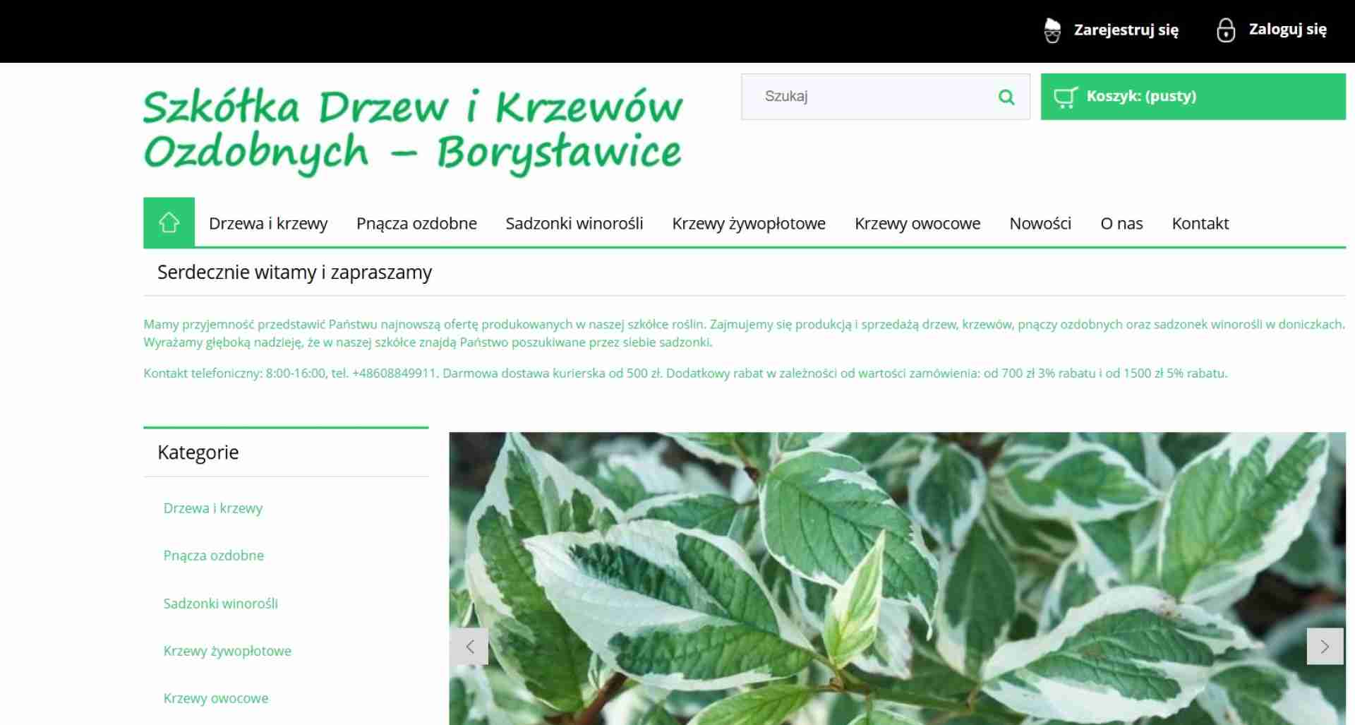 Szkółka Drzew i Krzewów Ozdobnych Marek Andrzejewski